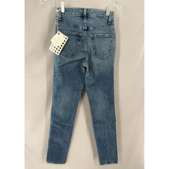 KHAITE High Waist Vanessa Jeans Straight Leg Size 24 Quiet Luxury READ*** - Picture 2 of 10